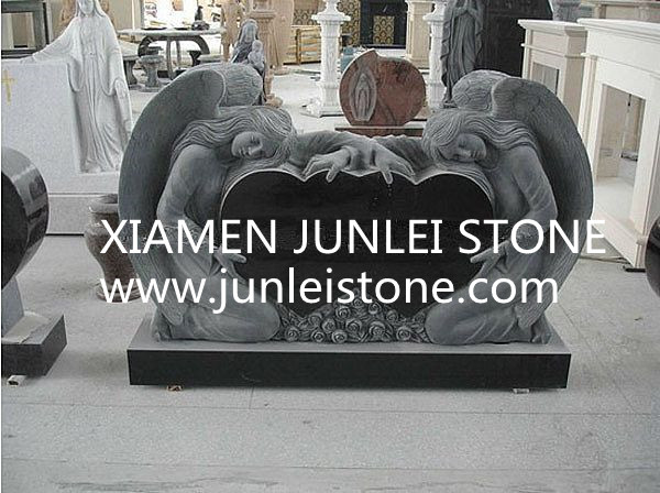 Shanxi Black Granite Tombstone-A012